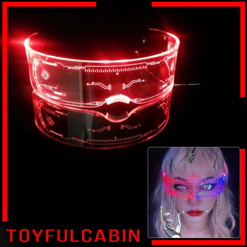 Mắt Kính Có Đèn LED Dùng Hóa Trang Halloween