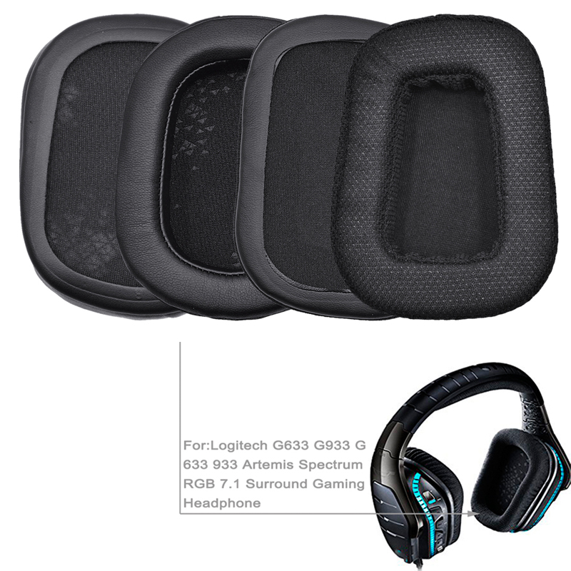 Đệm Mút Tai Nghe Trùm Đầu Logitech G633 G933 G533 Chuyên Dụng Cho Game Thủ