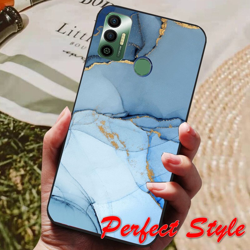 Ốp lưng Phủ bóng Vân Đá Tecno pova 2 3 Spark 7 7T Spark 6 go Pop 5 LTE Spark 8c
