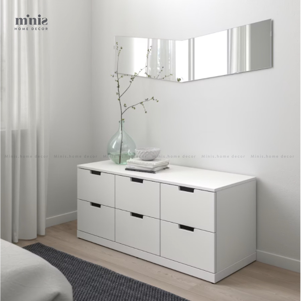 NORDLI Tủ 6 Hộc Kéo 1m2, Minis