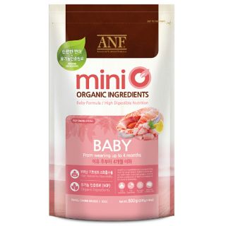 Thức ăn cho chó con cỡ nhỏ ANF MiniO Organic Baby
