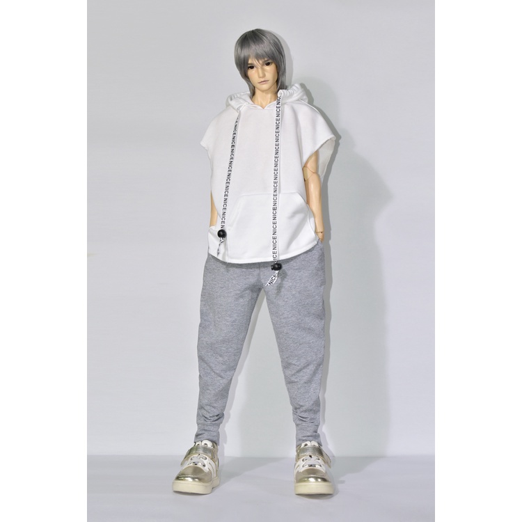Bộ Áo Hoodie Không Tay + Quần Dài Thời Trang Cho Búp Bê Nam Và Nữ 1 / 3