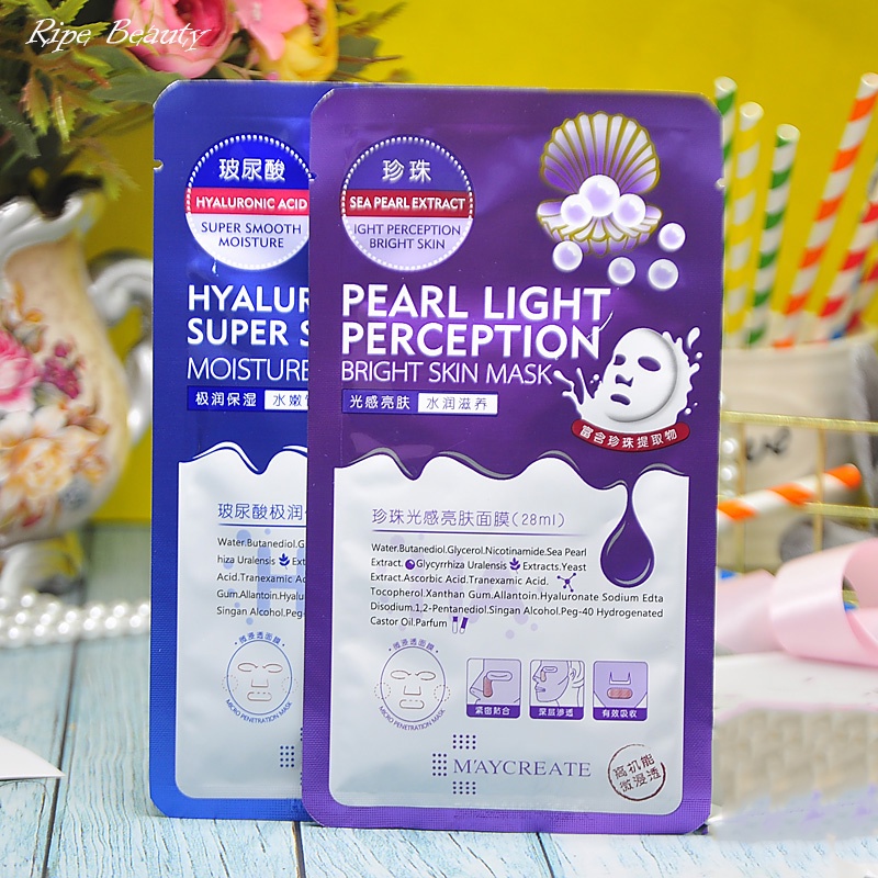 Mặt Nạ Ha Cấp Ẩm Dưỡng Da Làm Trắng Maycreat Mask Cao Cấp 2 Lớp Hàng Nội Địa Trung