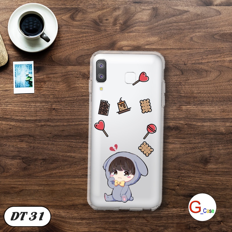 Ốp lưng điện thoại Samsung Galaxy A8 STAR/ A9 STAR dẻo trong in hình