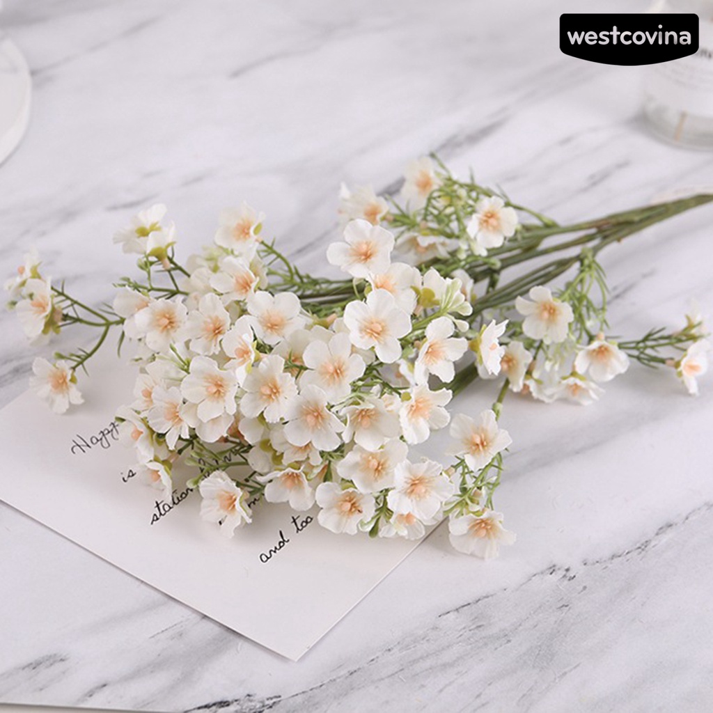 [Hot]⚘Bó Hoa Gypsophila Giả Bằng Lụa Nhiều Màu Sắc Dùng Trang Trí Nhà Cửa