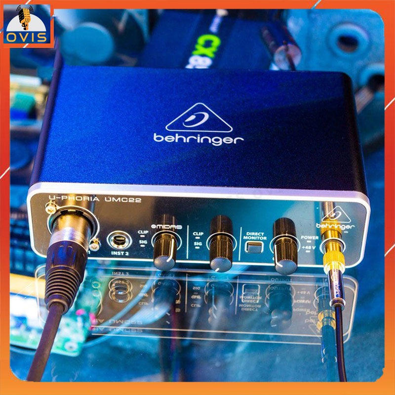 Sound Card Thu Âm và Làm Nhạc | Behringer U-PHORIA UMC22