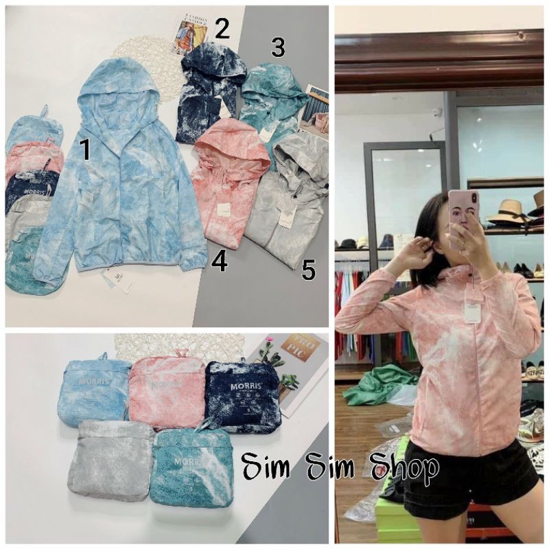 Áo khoác gió loang M.o.r.r.i.s có túi đựng (5 màu) | BigBuy360 - bigbuy360.vn