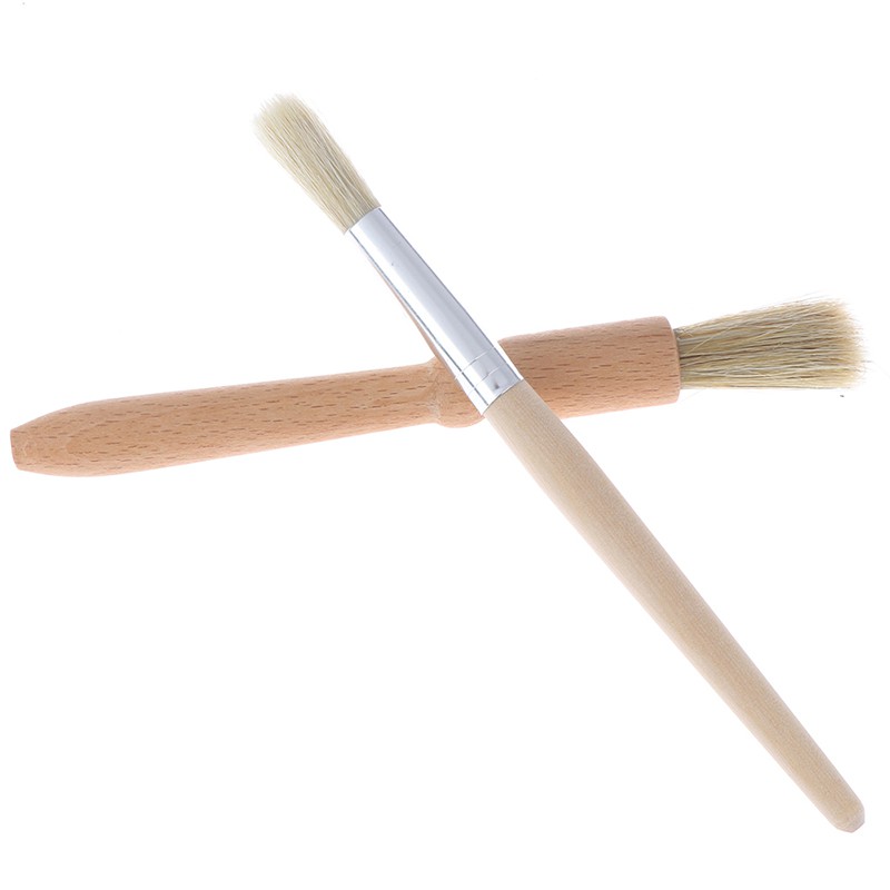 Chổi Quét Máy Xay Cà Phê Cán Gỗ Tự Nhiên