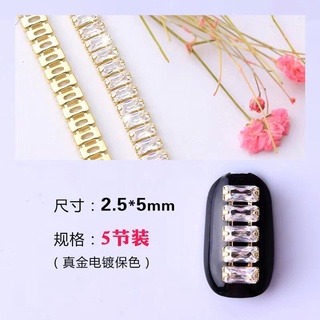 phụ kiện dây đá gắn móng tay nail