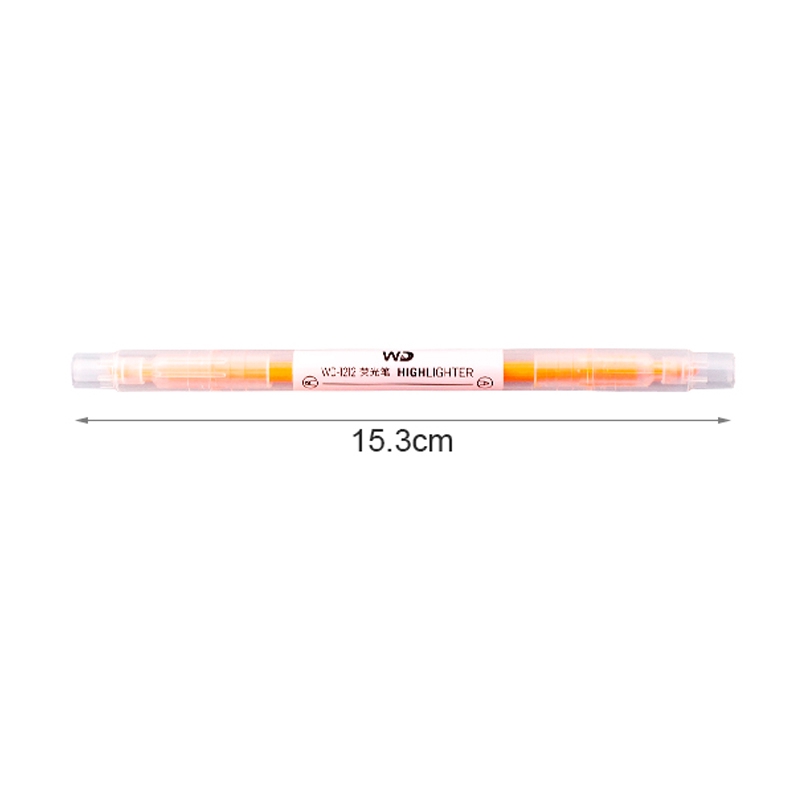 Set 6 bút đánh dấu hai đầu trong suốt đơn giản sáng tạo đa năng