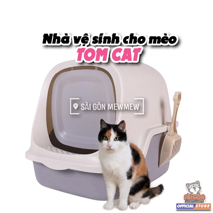 [CHỈ GIAO HỎA TỐC] Nhà vệ sinh cho mèo size lớn, có kèm xẻng