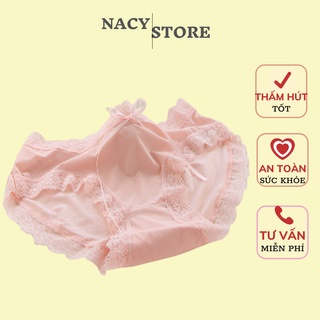 Quần Lót Nữ Thun Lạnh Trơn, Quần Chip Bé Gái cotton mềm mại thoáng khí