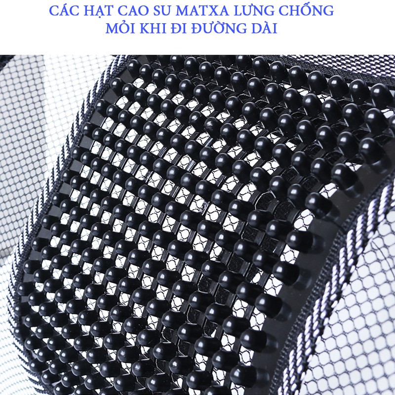 Miếng Tựa Lưng Ghế Hạt Cao Su Cho Ghế ô tô Và Văn Phòng | BigBuy360 - bigbuy360.vn
