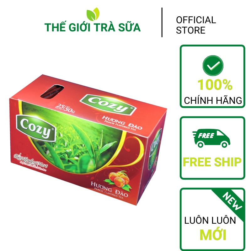 Trà Cozy đủ hương chính hãng (50 gram hôp) - Nguyên liệu pha chế trà sữa