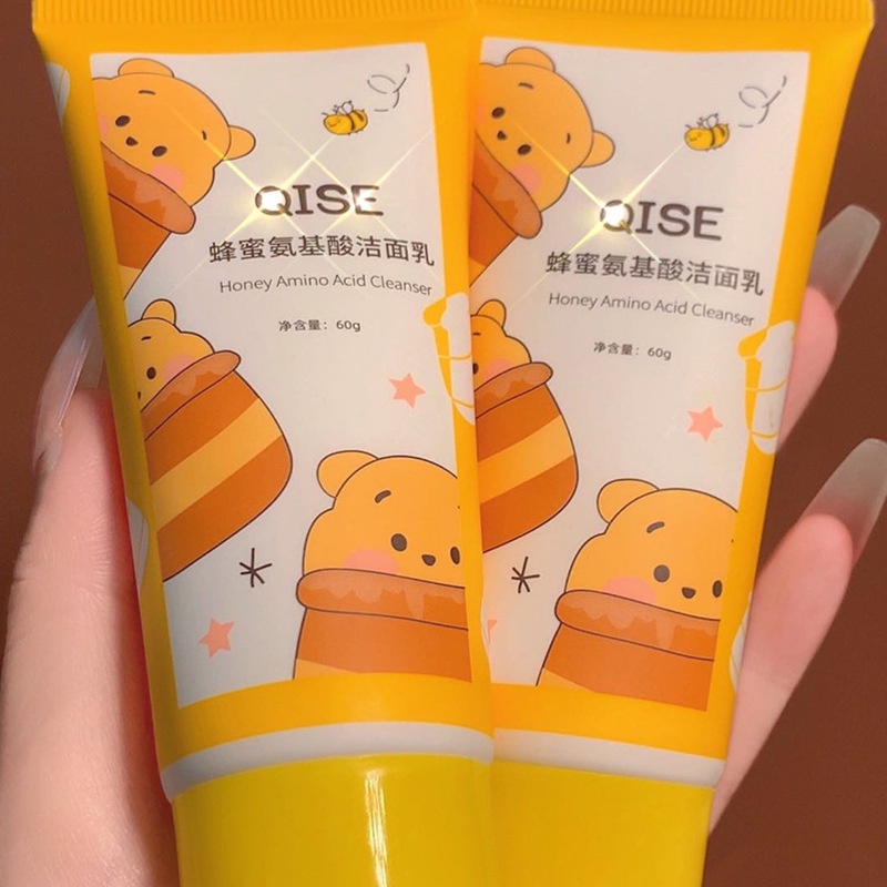 A1 Sữa Rửa Mặt Tạo Bọt Qise Amino Acid 60gr Chiết Xuất Tự Nhiên Làm Sạch Da Giúp Da Trắng Sáng