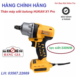 Thân Máy Siết bulong HUKAN X1 Pro Chân Pin Phổ Thông - Dây Đồng 100% Không Chổi Than