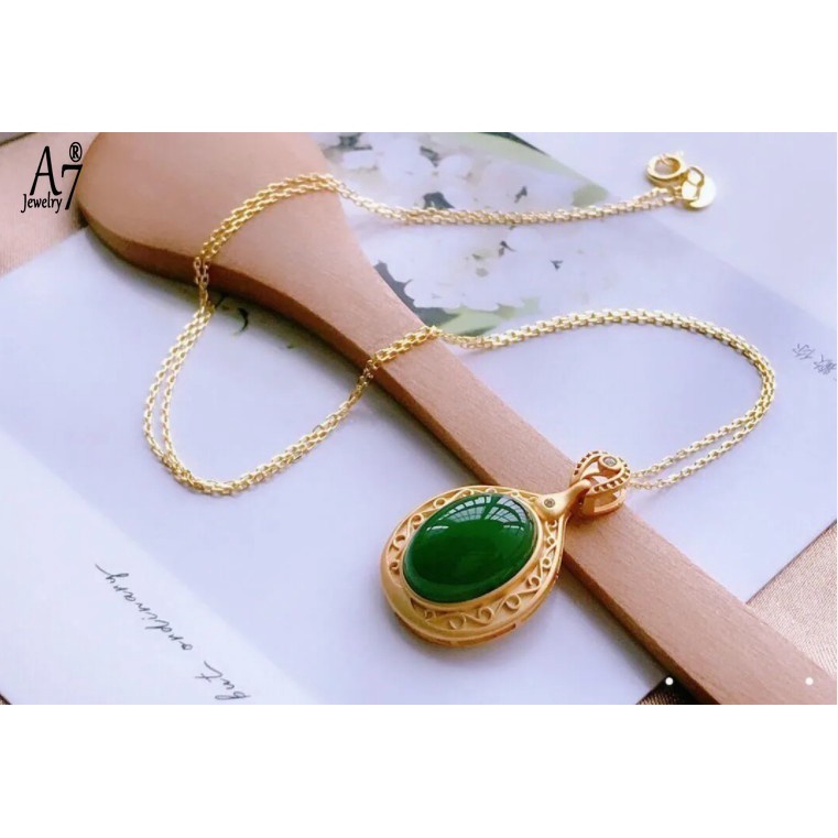 Vòng cổ Bạc Sterling A7 S925 Mặt Hình Trứng Chiên Chống Dị Ứng Màu Vàng Đồng Không Phai Màu Làm Quà Tặng Cho Mẹ