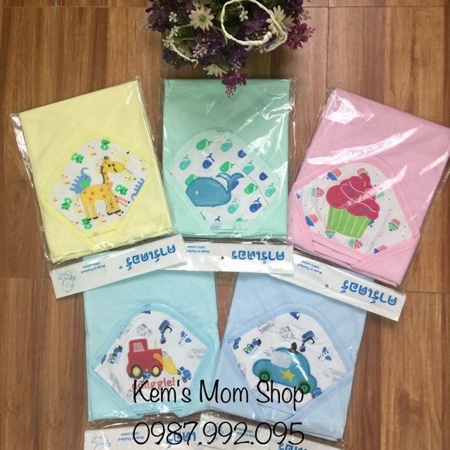 Chăn Ủ Cotton Mùa Hè Thêu Hình, UT