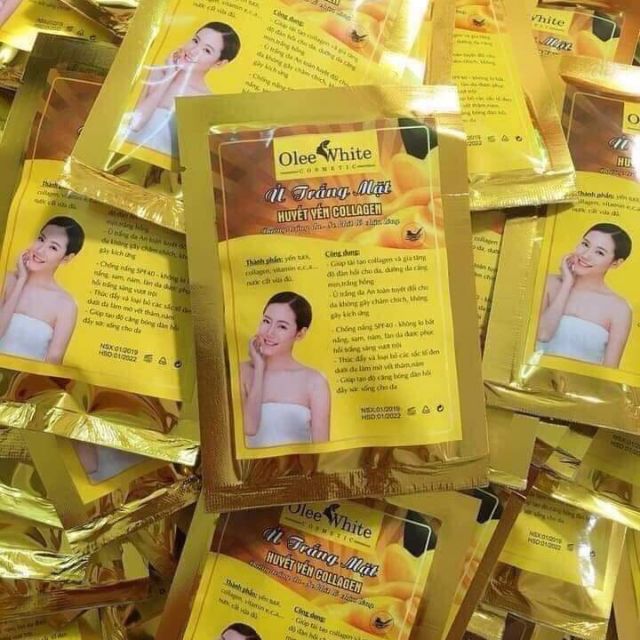 Nạ ủ trắng huyết yến collagen