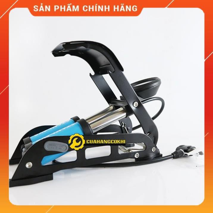 Bơm hơi xe máy mini - Bơm xe máy đạp chân loại tốt -Bảo hành 6 tháng 1 đổi 1 stanley