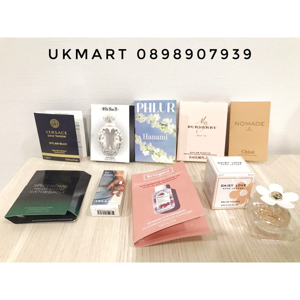 Mẫu thử nước hoa Vial các hãng Bill Sephora 2020 | BigBuy360 - bigbuy360.vn