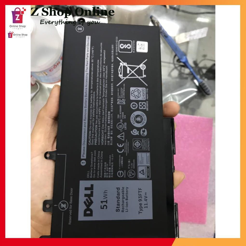 💖 Pin (Original) 51Wh Dell Latitude 5280 5480 5488 5580 5290 5490 5590 93FTF Battery