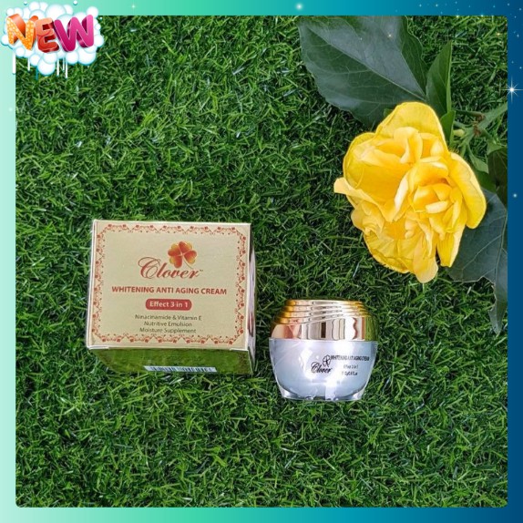 🆕 KEM CLOVER 12G NGỪA MỤN THÂM,TRẮNG DA,LIỀN SẸO,CHỐNG NẮNG ✔️🇫 🇷 🇪 🇪 🇸 🇭 🇮 🇵💯
