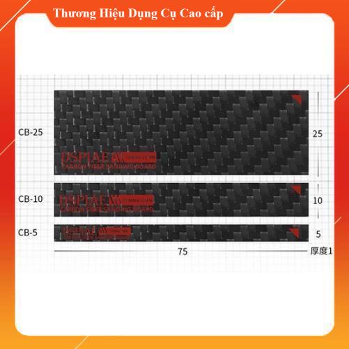 Tấm chà nhám bằng sợi carbon DSPIAE CB VÀ CFB-25