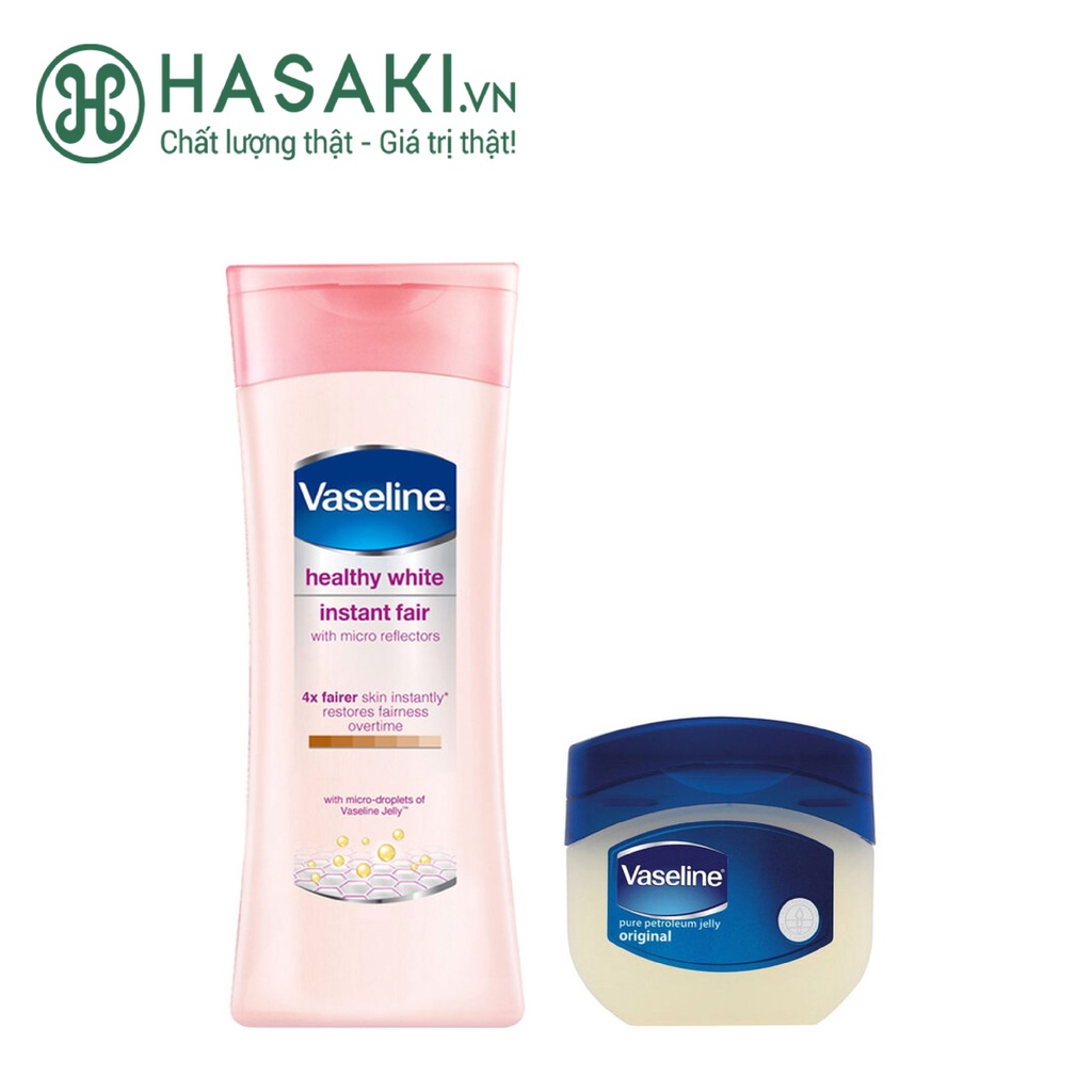 Sữa Dưỡng Thể Vaseline Sáng Da + Tặng Sáp Dưỡng Ẩm | BigBuy360 - bigbuy360.vn