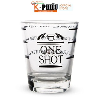 Espresso glass – Ly espresso 1 shot 30 ml có vạch chia KP-IM020