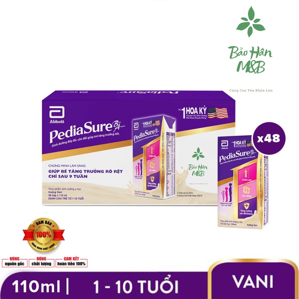 [ Chính Hãng ] Sữa Pediasure Nước 110ml [ Date Mới ]