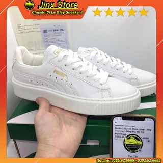 [FREE SHIP - HOT TREND] giày thể thao, giày sneaker puma full trắng cao cấp đủ size nam nữ Jinx Store