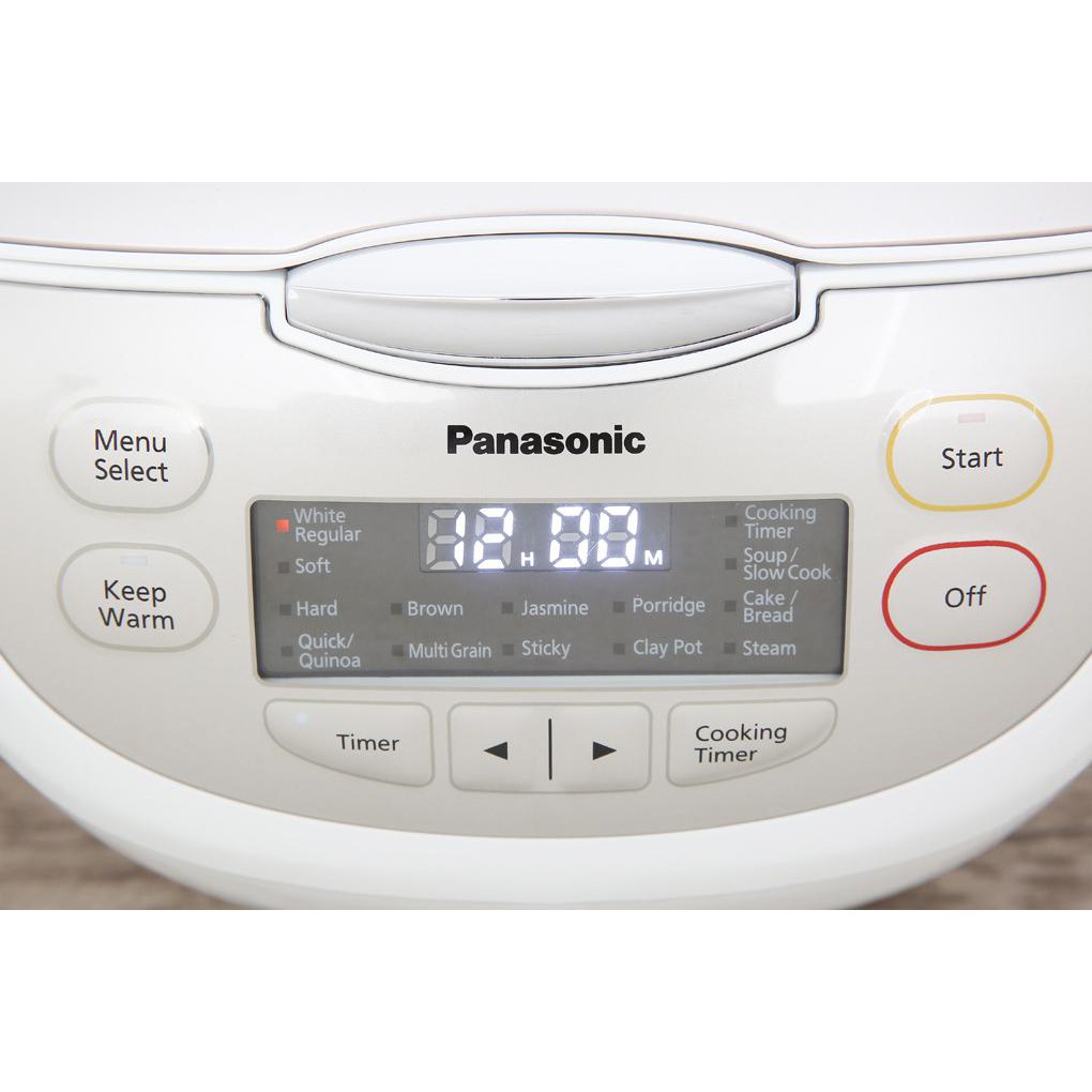 Nồi Cơm Điện Tử Panasonic SR-CP108NRAM  - Bảo Hành 12 Tháng - Hàng Chính Hãng