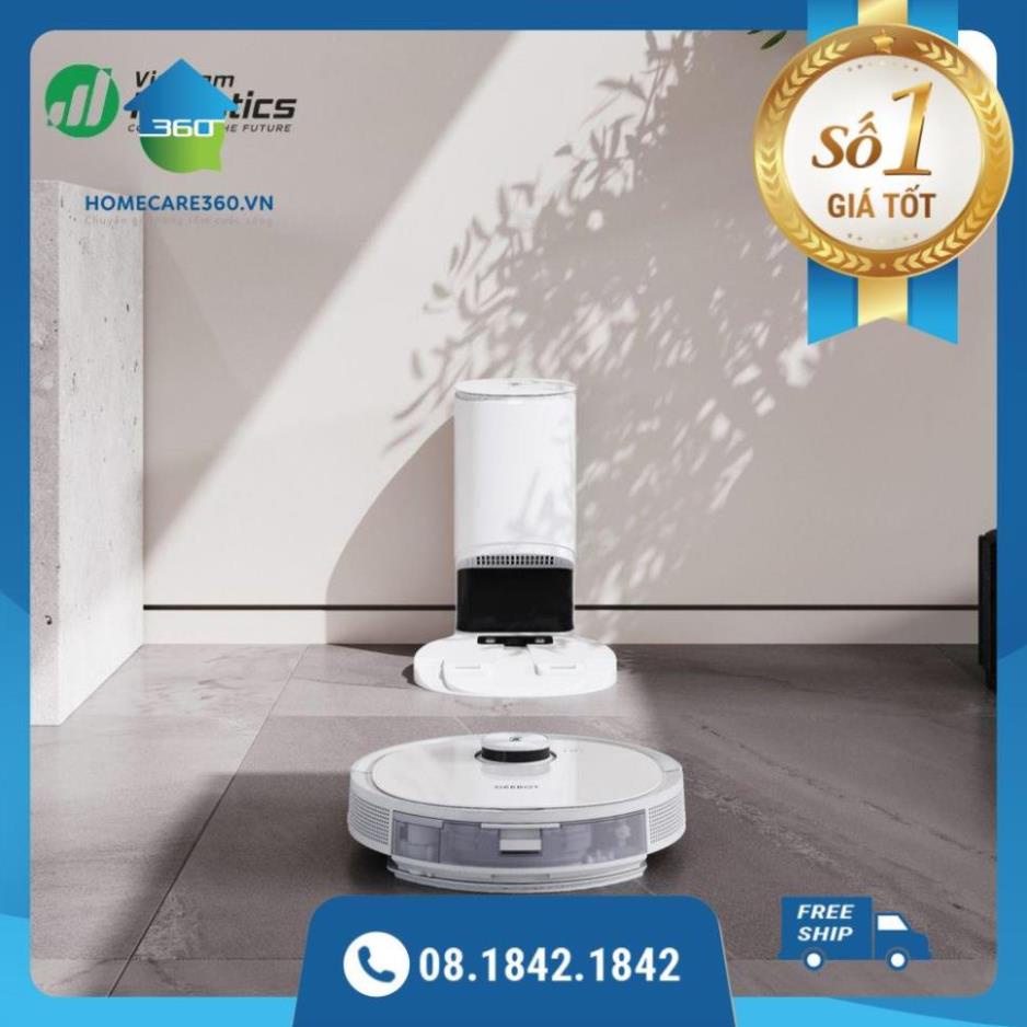 Robot Hút Bụi Lau Nhà Ecovacs Deebot T9 Plus Bản Quốc Tế Bảo Hành 24 Tháng