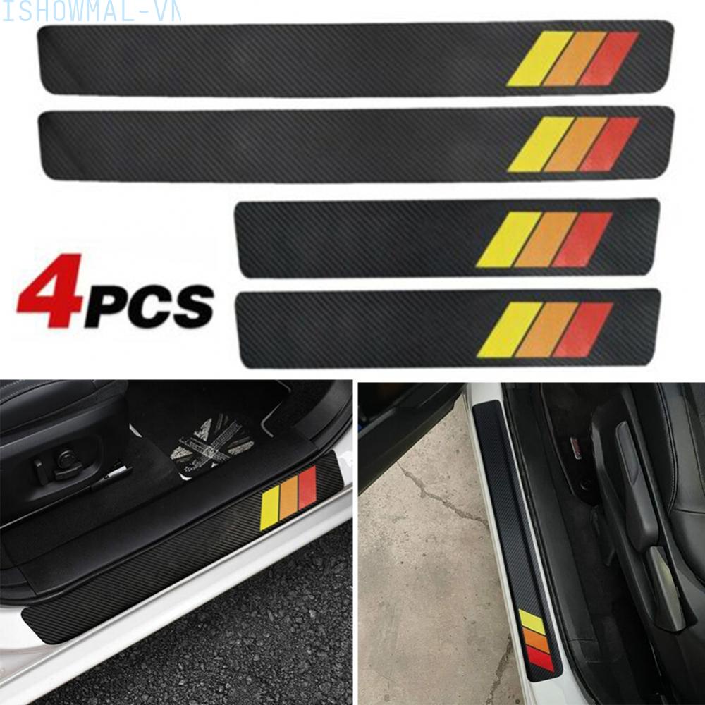 ⚡Hot Sale⚡4x For Toyota/Lexu s Truck Car Door Sill Scuff Plate Cover Panel Protector Decoration New-ISHOW
