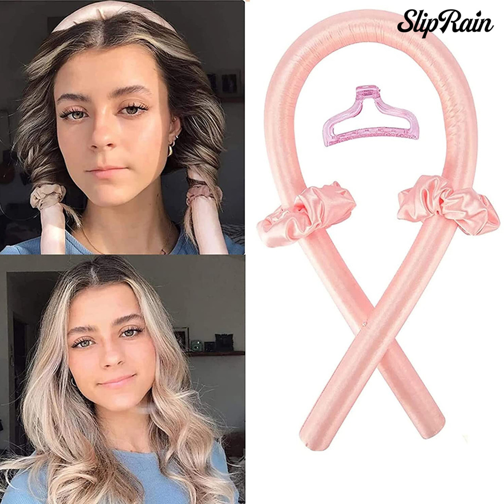 Sliprain ♥Hair Roller Smooth Surface DIY Sponge Heatless Reusable Hair Headband Curling Ribbon