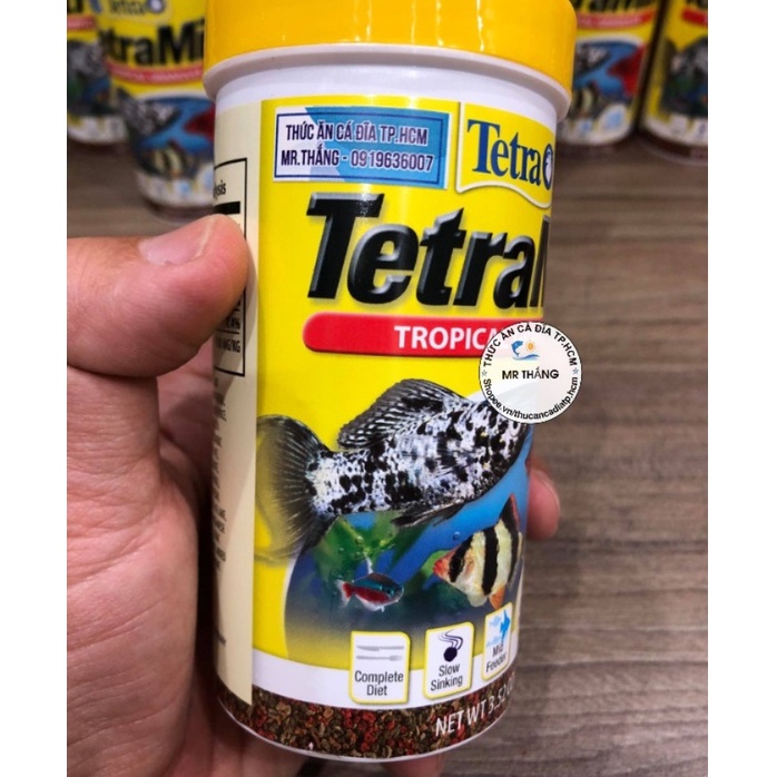 TetraMin Tropical Granules : Thức ăn dạng hạt cho các dòng cá thuỷ sinh
