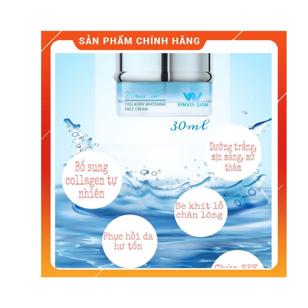 (Chính hãng )Kem Face dưỡng trắng phục hồi da hư tổn- COLLAGEN WHITENING FACE CREAM | BigBuy360 - bigbuy360.vn