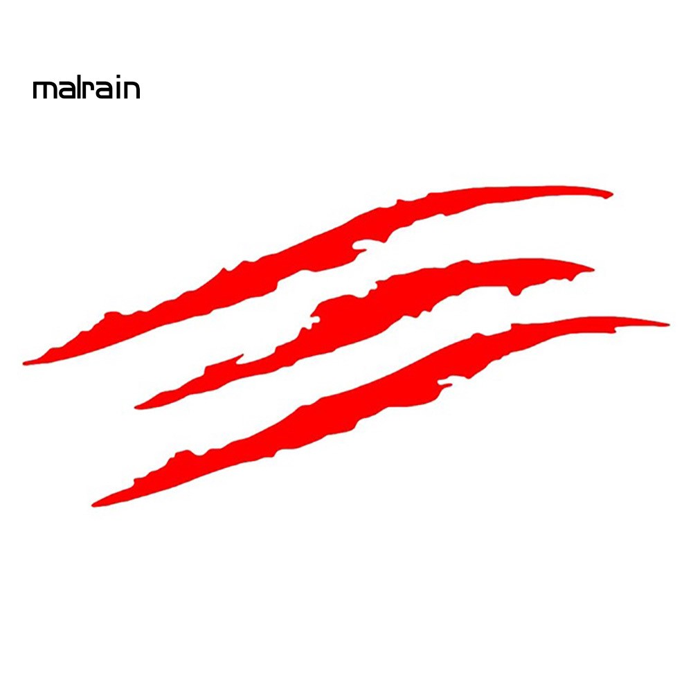 Sticker phản quang trang trí đèn pha xe hơi hình móng vuốt độc đáo