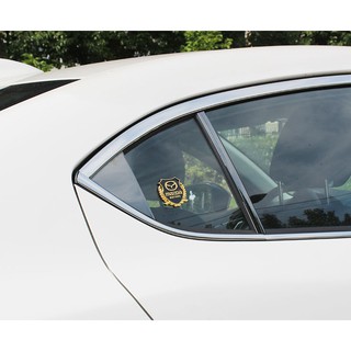 Bộ 2 logo bông lúa MAZDA trang trí xe hơi