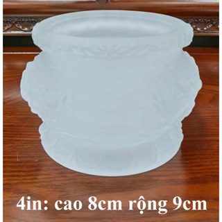 Bộ thờ cúng lưu ly trắng