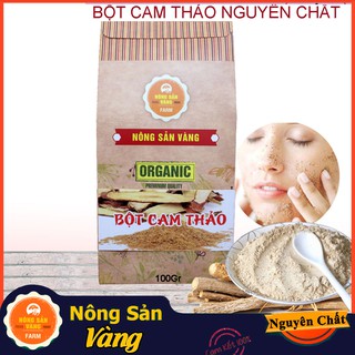 Bột Nông Sản Vàng Cam Thảo 100g