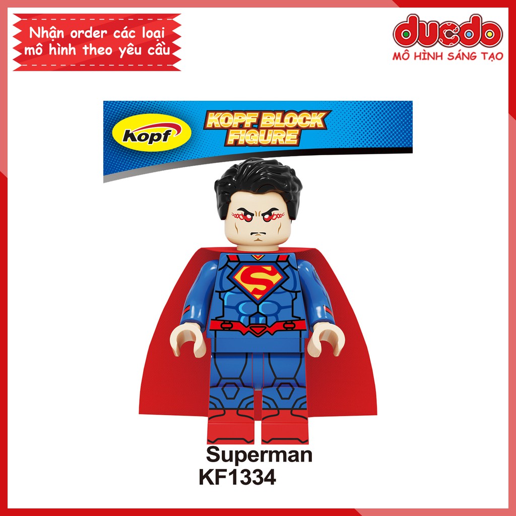 Minifigures các siêu anh hùng Batman, IronMan, Superman tuyệt đẹp - Đồ Chơi Lắp Ghép Xếp Hình Mini Mô hình Kopf KF6115