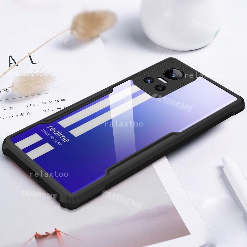 Ốp Điện Thoại Cứng Trong Suốt Có Túi Khí Chống Sốc Cho Realme GT Neo3 Neo 2 Pro 3 4G 5G