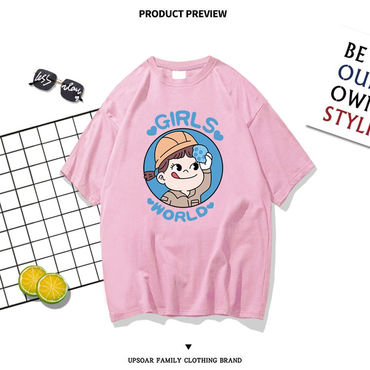 Áo Thun Nữ KEN T-SHIRT Girl World, Cotton 75% Dày Mịn Đẹp Co Giãn 4 Chiều.