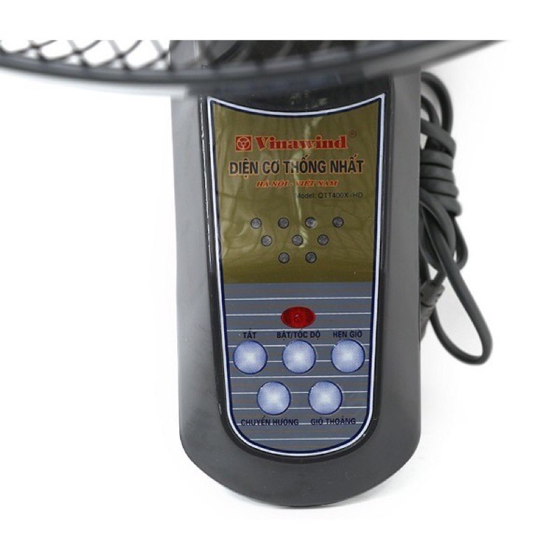 Quạt treo tường điều khiển từ xa điện cơ thống nhất Vinawind 400XHD/400ED/300ED/450DM/400XPN