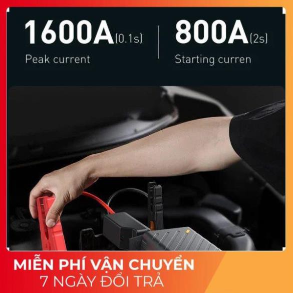 Bộ kích nguồn đa năng Baseus Reboost Jump Starter 1600A kiêm pin sạc dự phòng sạc nhanh 65W PD Type-C / USB