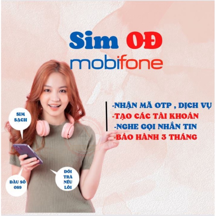 Sim Mobifone Nghe Gọi - Tạo Tài Khoản Tài Khoản Chính 0Đ