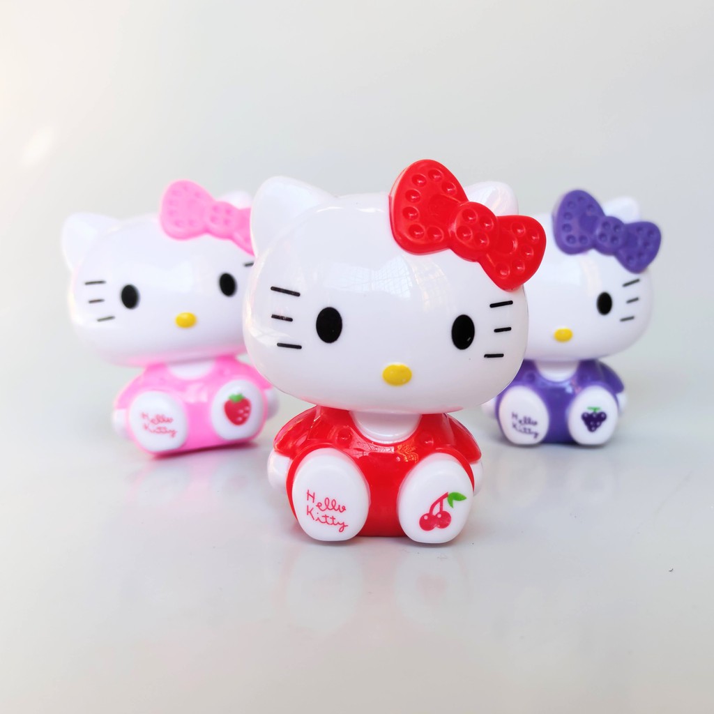 Pk mèo Kitty hoa quả đáng yêu trang trí tiểu cảnh, trang trí chậu cây, làm đồ thủ công, trang trí bánh gato (gateau)