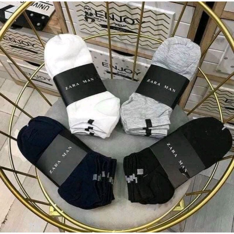 TẤT ZARA NAM NỮ CỔ NGẮN ( 10 đôi)